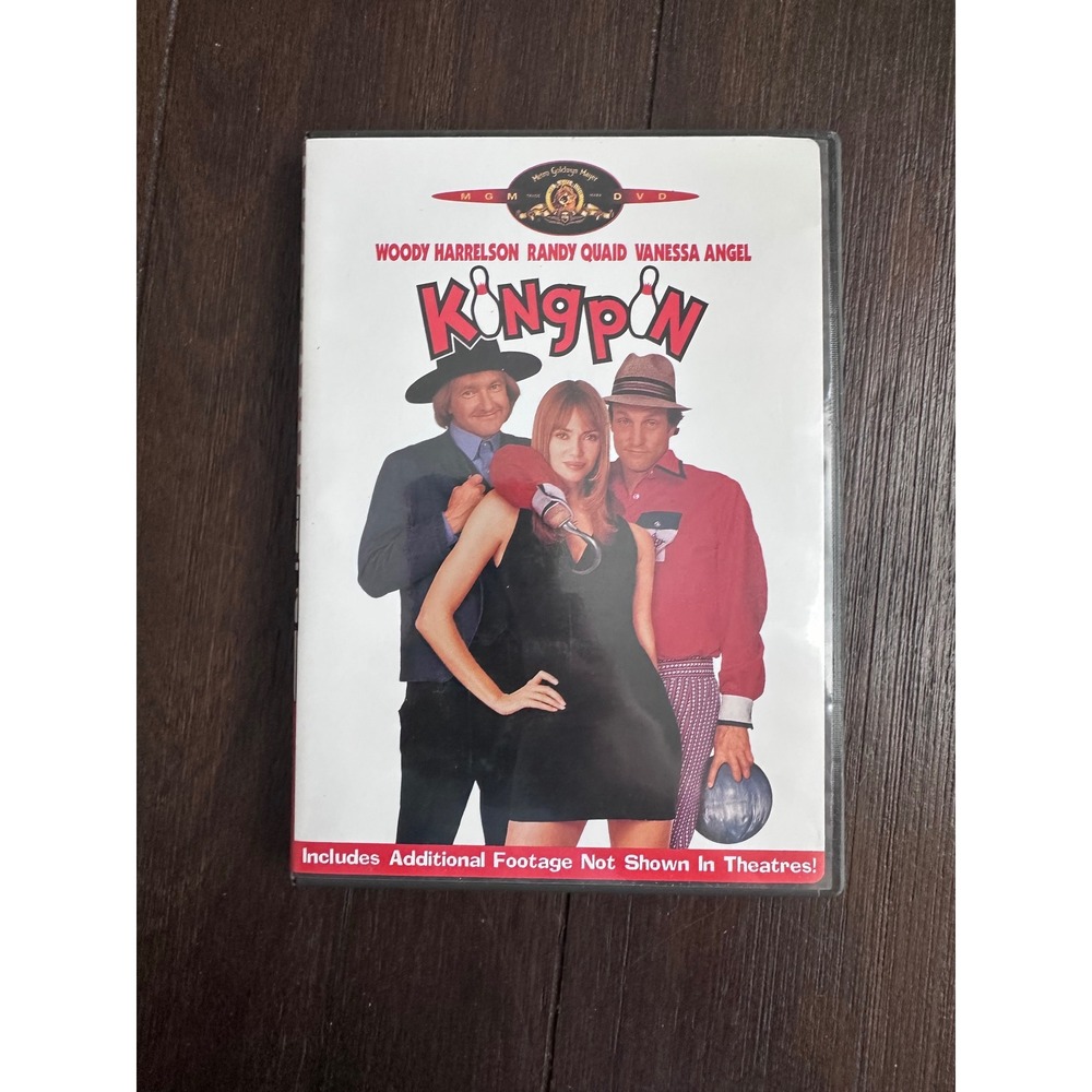 Kingpin DVD Woody Harrelson Randy Quaid Farrelly Brothers R-Rated 1999 MGM DVD